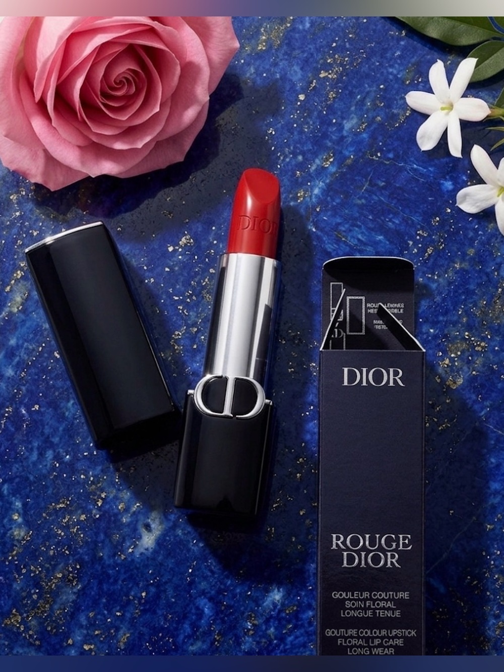 Dior Rouge Lipstick 999 Satin Brand New Full size red
